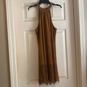 Fab’Rik Faux Suede Dress